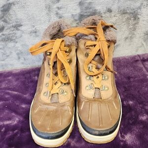 Weatherproof Brown Winter Boots waterproof sz 8